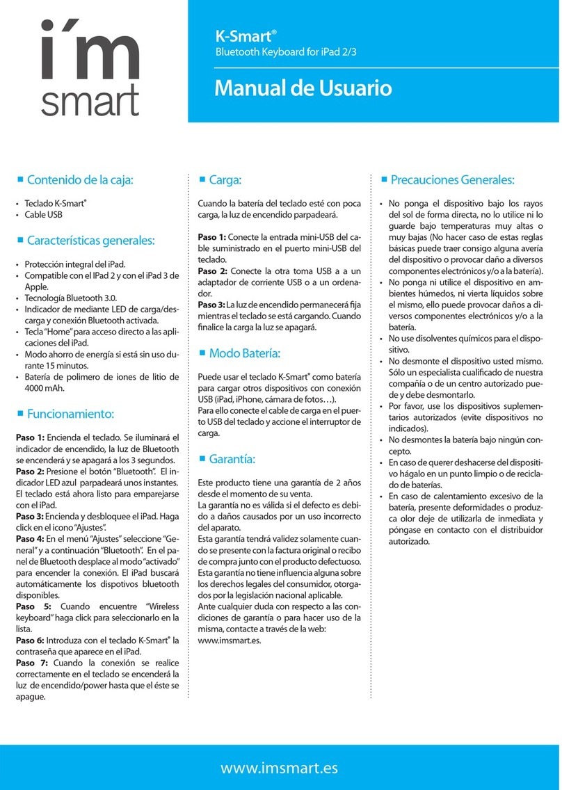 I'mSmart K-Smart User manual