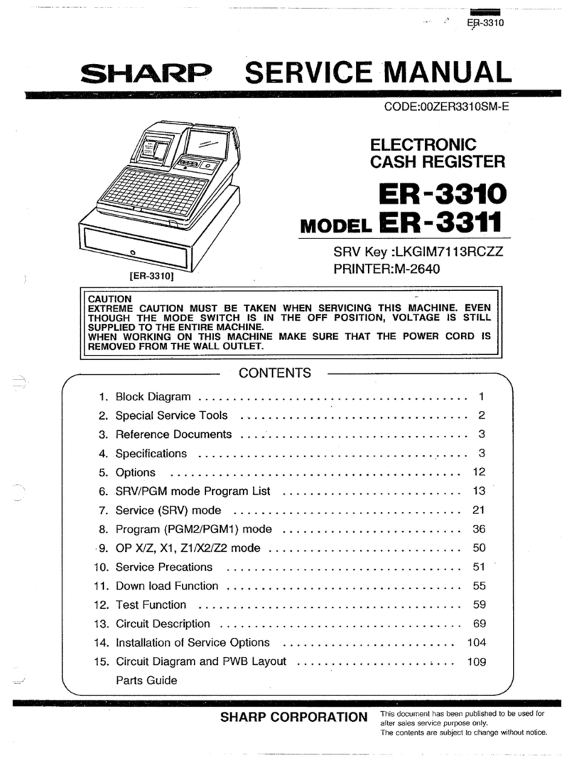 Sharp ER-3310 User manual Sharp ER-3310 User manual