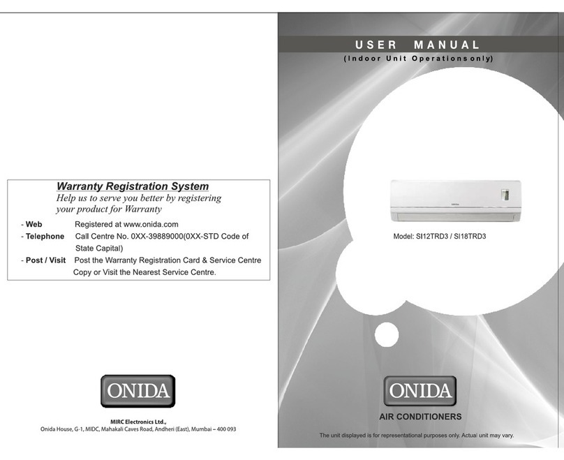 Onida SI12TRD3 User manual