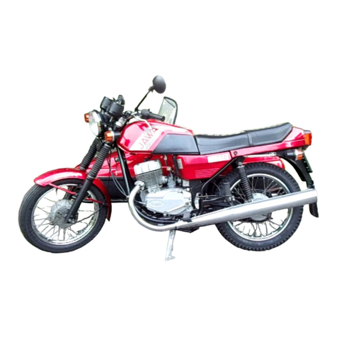 JAWA 1992 350/638 Instruction manual