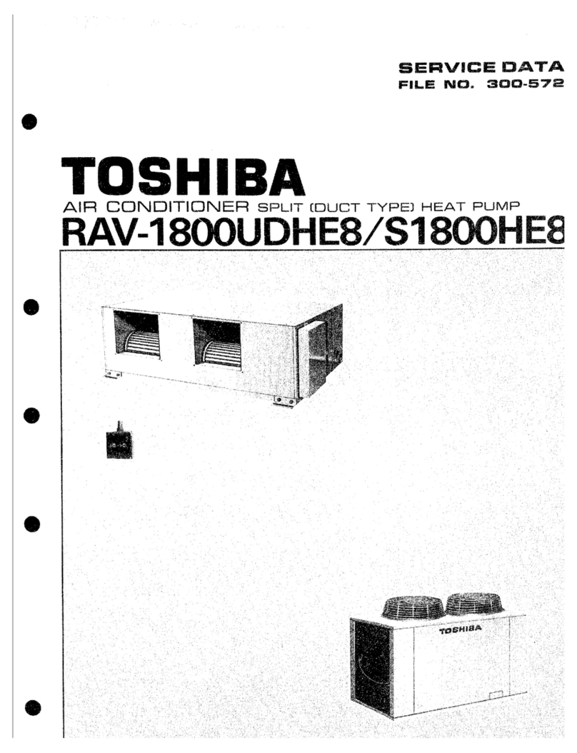 Toshiba RAV-1800UDHE8 Mounting instructions
