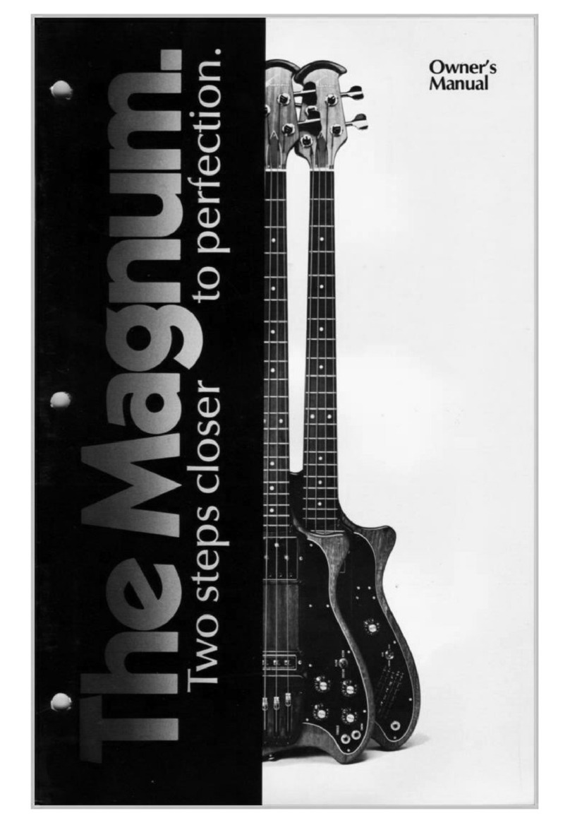 Ovation Magnum Series owner's manual