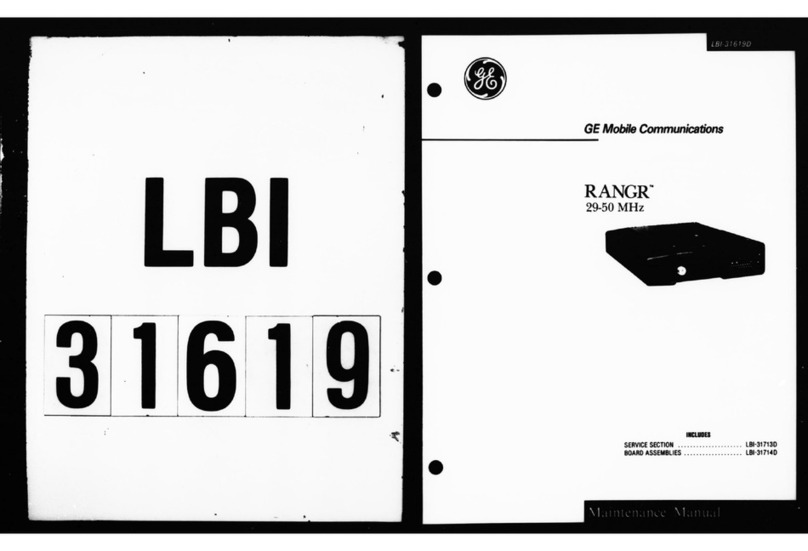 GE Rangr User manual