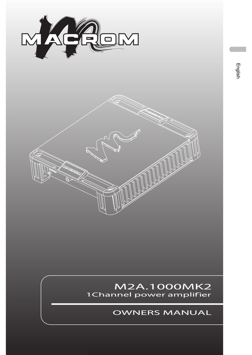 Macrom M2A.1000MK2 User manual