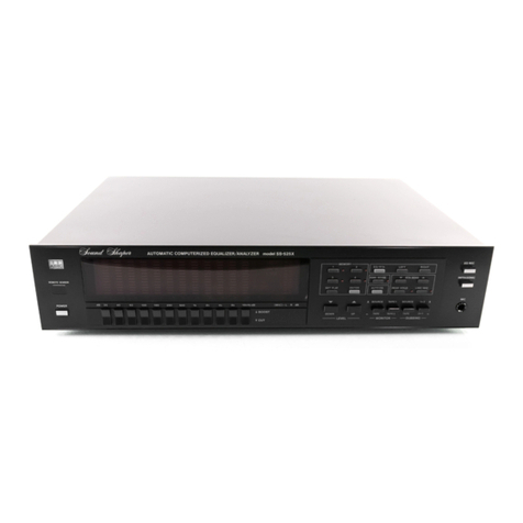 ADC Sound Shaper SS-525X User manual