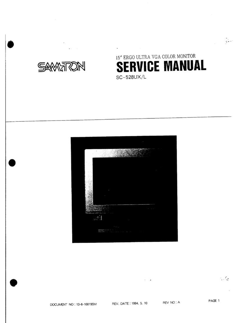 Samtron SC-528UX Service manual