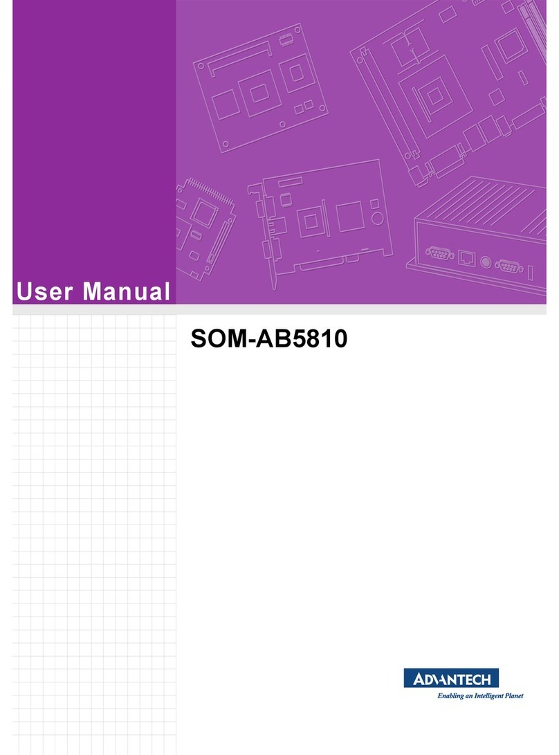 Advantech SOM-AB5810 User manual