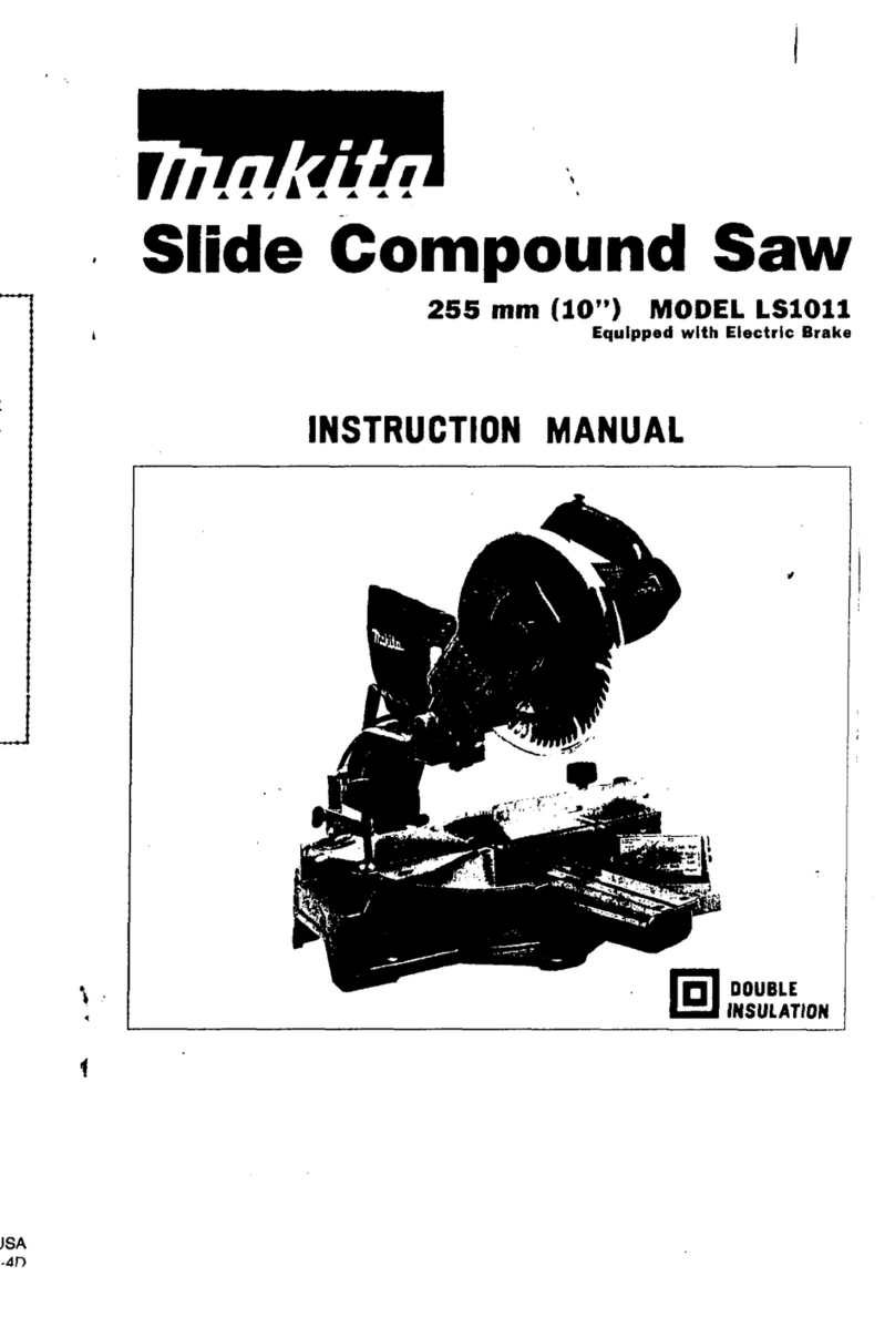 Makita LS1011 instruction manual