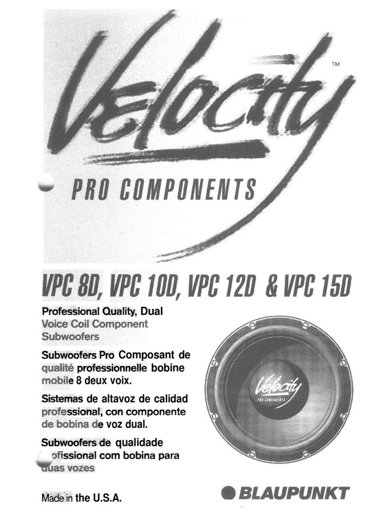 Blaupunkt VPC 8D manual