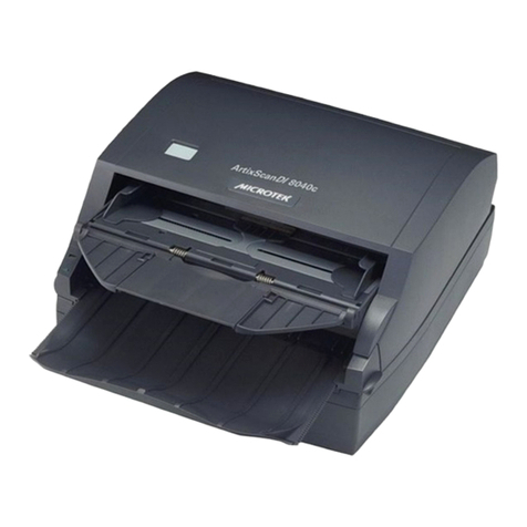 Microtek ArtixScanDI 8040c User manual