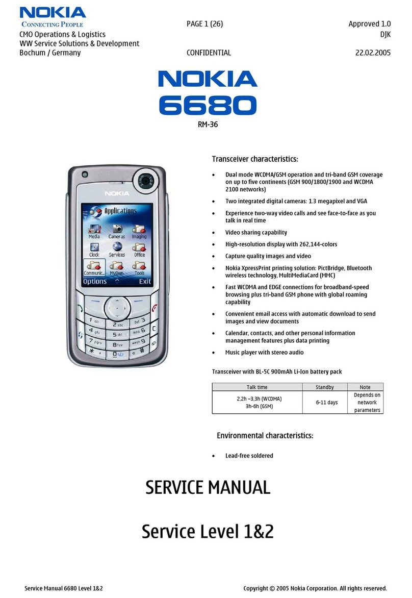Nokia 6680 - Cell Phone 10 MB User manual