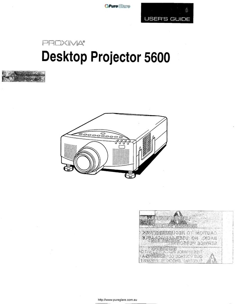 Proxima 5600 User manual Proxima 5600 User manual