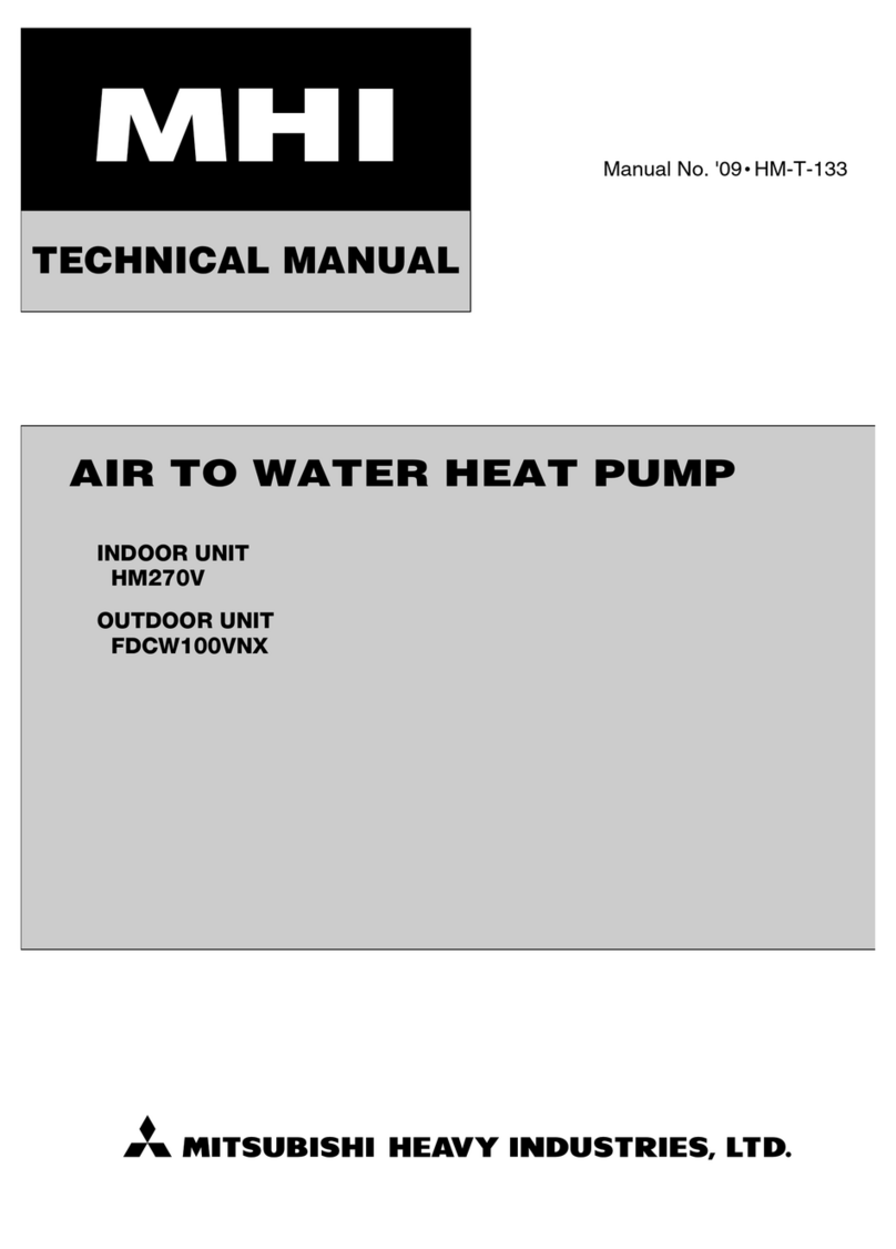 Mitsubishi Heavy Industries FDCW100VNX Technical manual