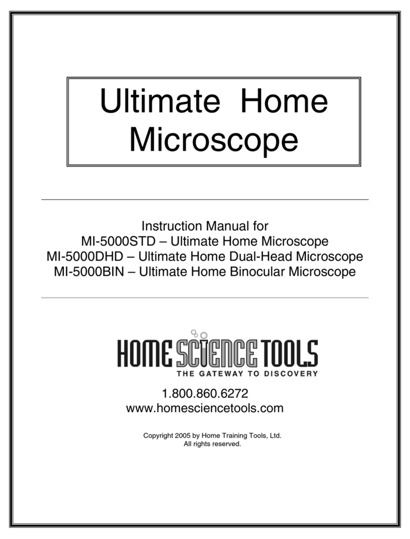 Home Science Tools MI-5000STD instruction manual