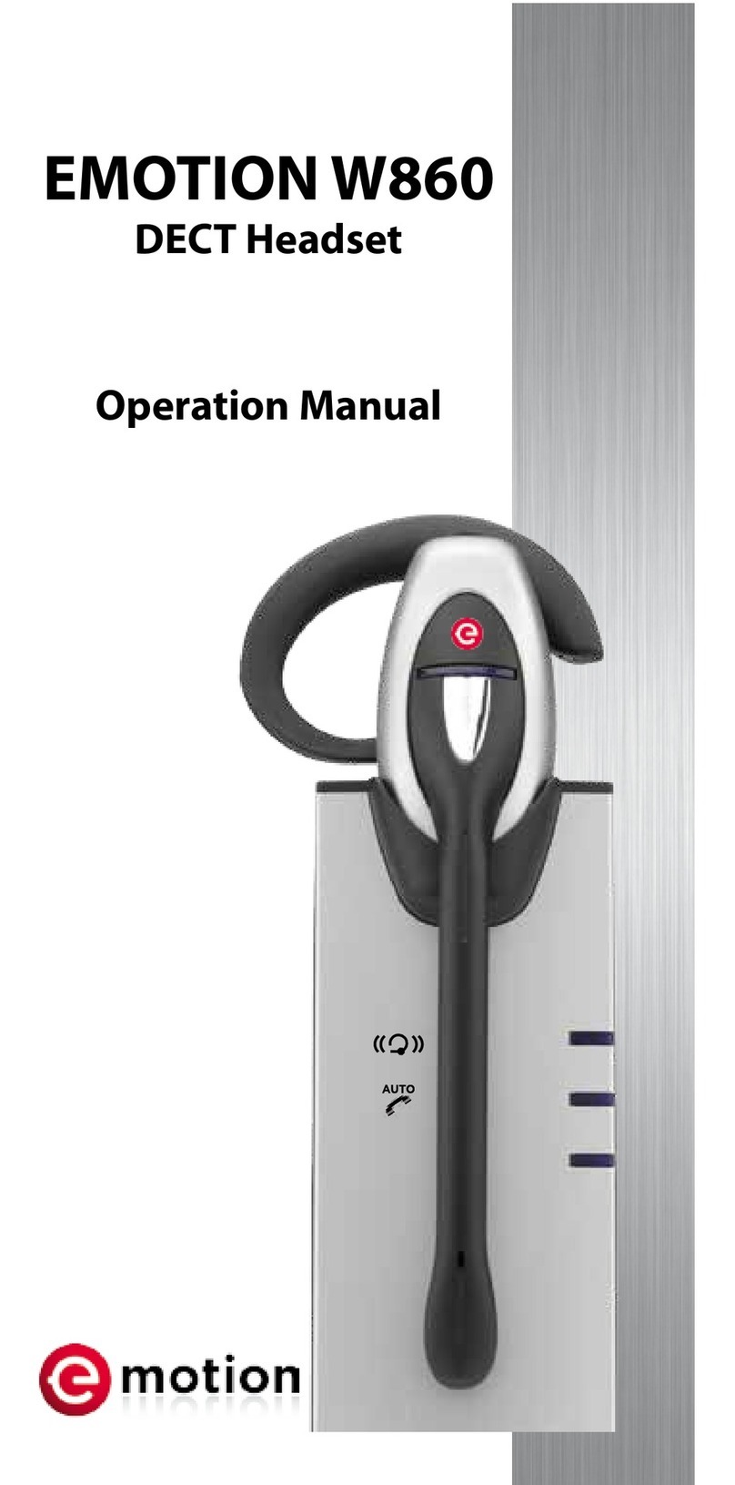 e-motion W860 User manual