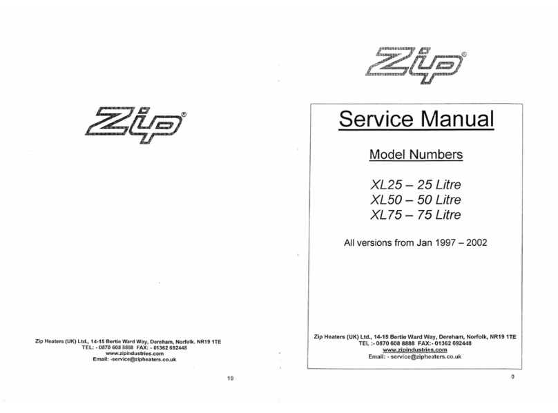 Zip XL25 User manual