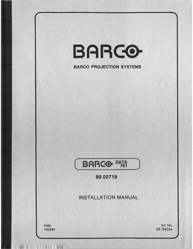 Barco 90 00719 User manual