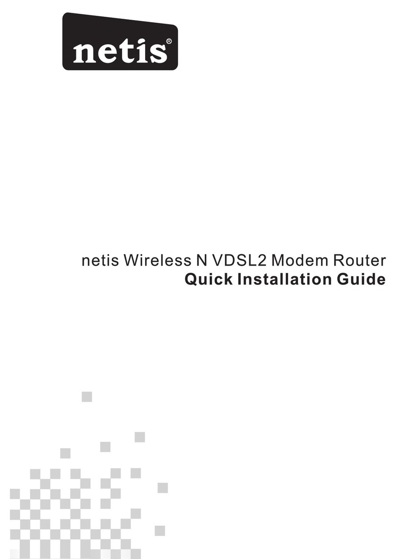 Netis DL4422 Quick installation guide