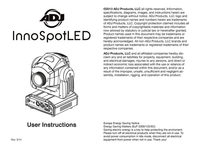 ADJ InnoSpotLED User instructions