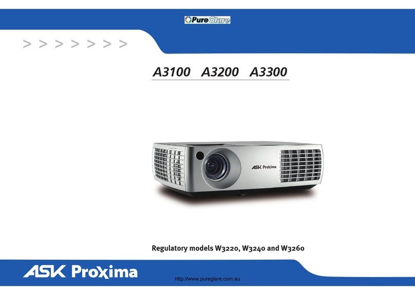 Ask Proxima A3100 - User manual