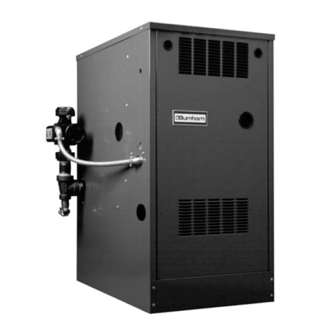 Burnham 2PV Series Installation, operating and service instructions