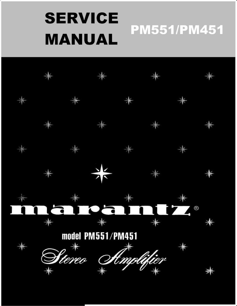 Marantz PM551 User manual