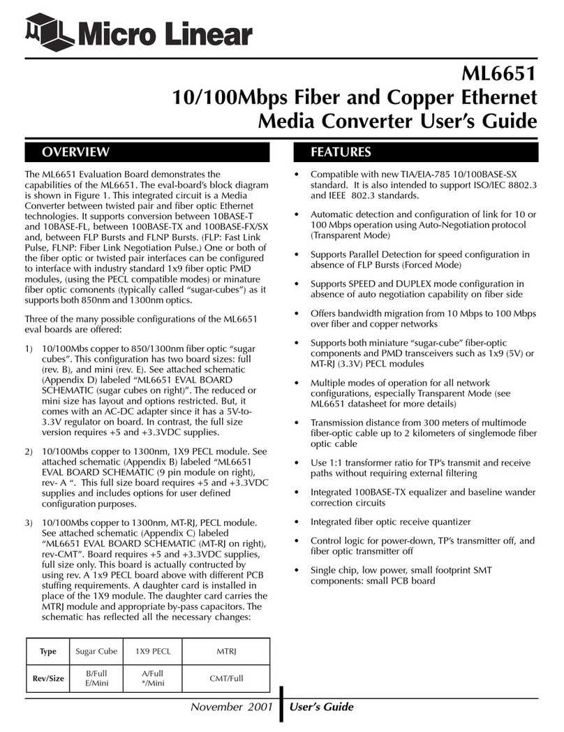Micro Linear ML6651 user guide
