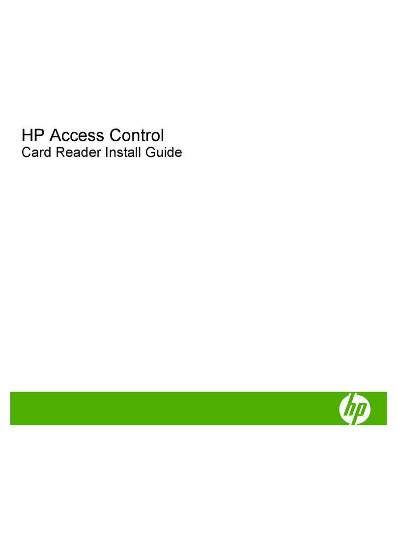 HP Access Control User manual