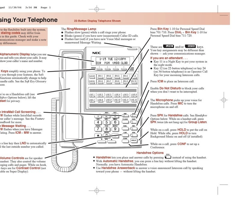 NEC DS2000 IntraMail User manual