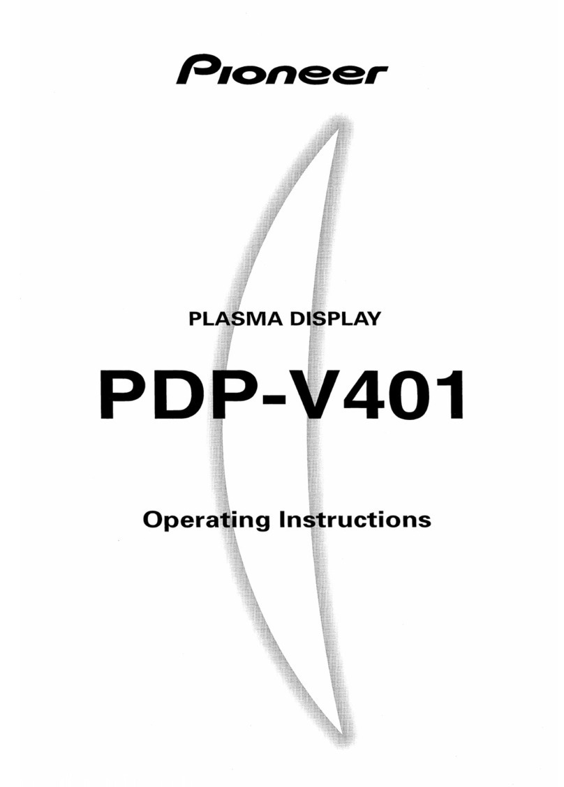 Pioneer PDP-V401 User manual