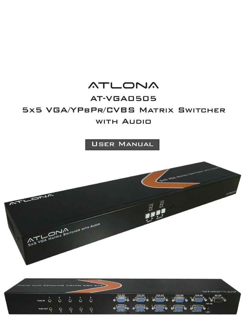 Atlona AT-VGA0505 User manual