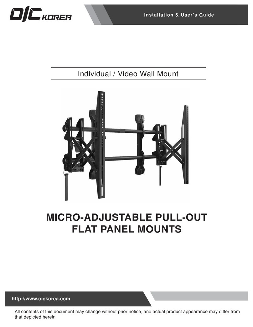 OIC Korea MICRO-ADJUSTABLE PULL-OUT Installation and user guide OIC Korea MICRO-ADJUSTABLE PULL-OUT Installation and user guide