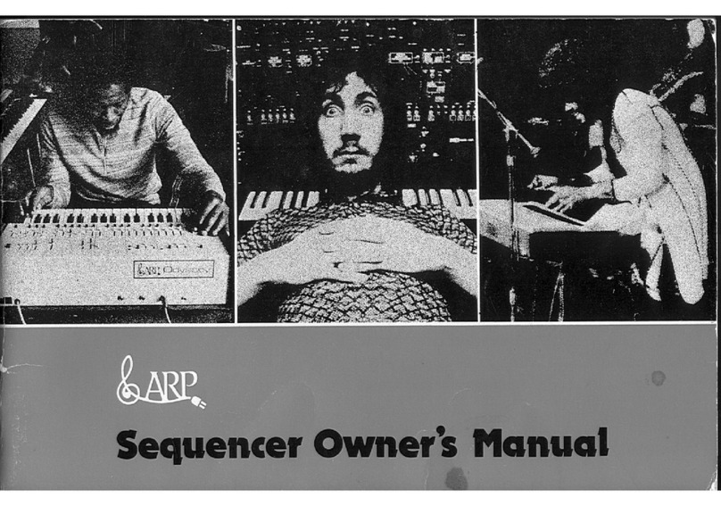ARP Sequencer owner's manual