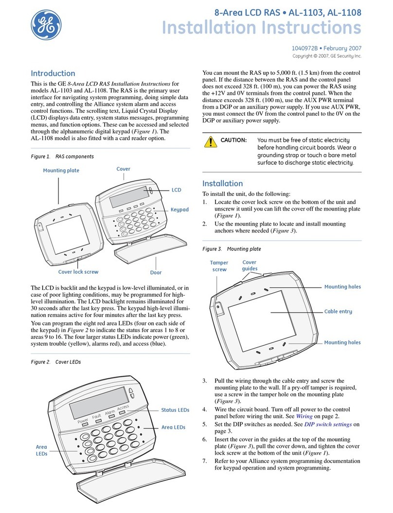 GE AL-1103 User manual