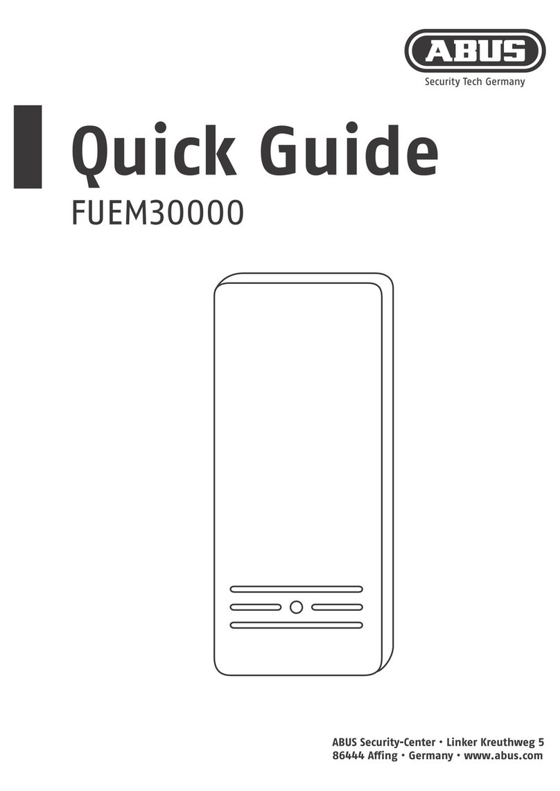Abus FUEM30000 User manual Abus FUEM30000 User manual