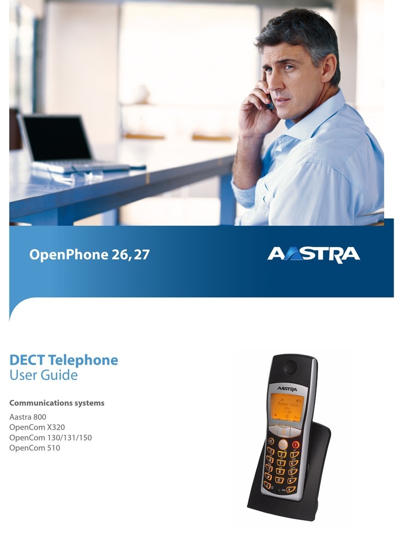 Aastra OpenPhone 26 User manual