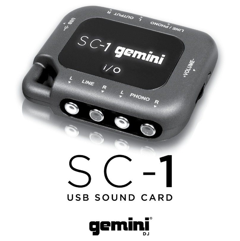 Gemini SC-1 user manual