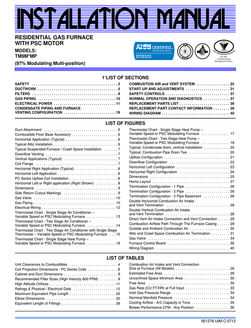 York International TM9M*MP installation manual York International TM9M*MP installation manual