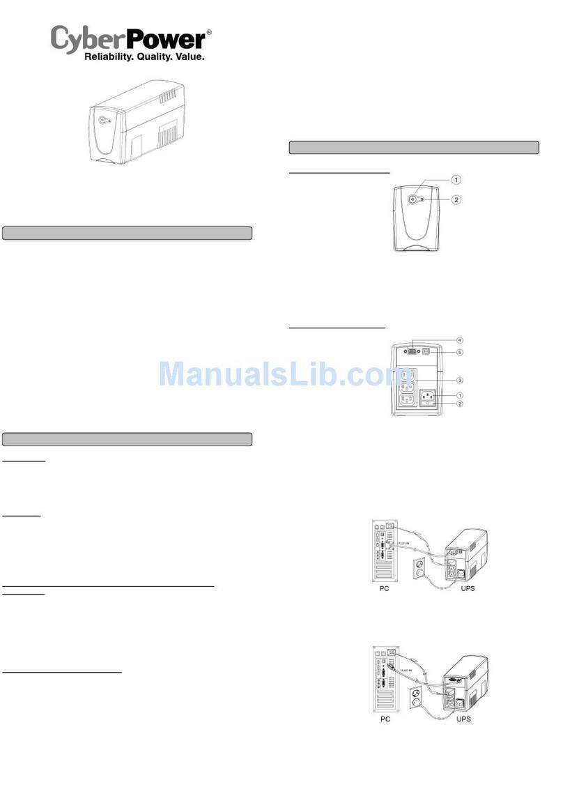 CyberPower 400E-GP user manual
