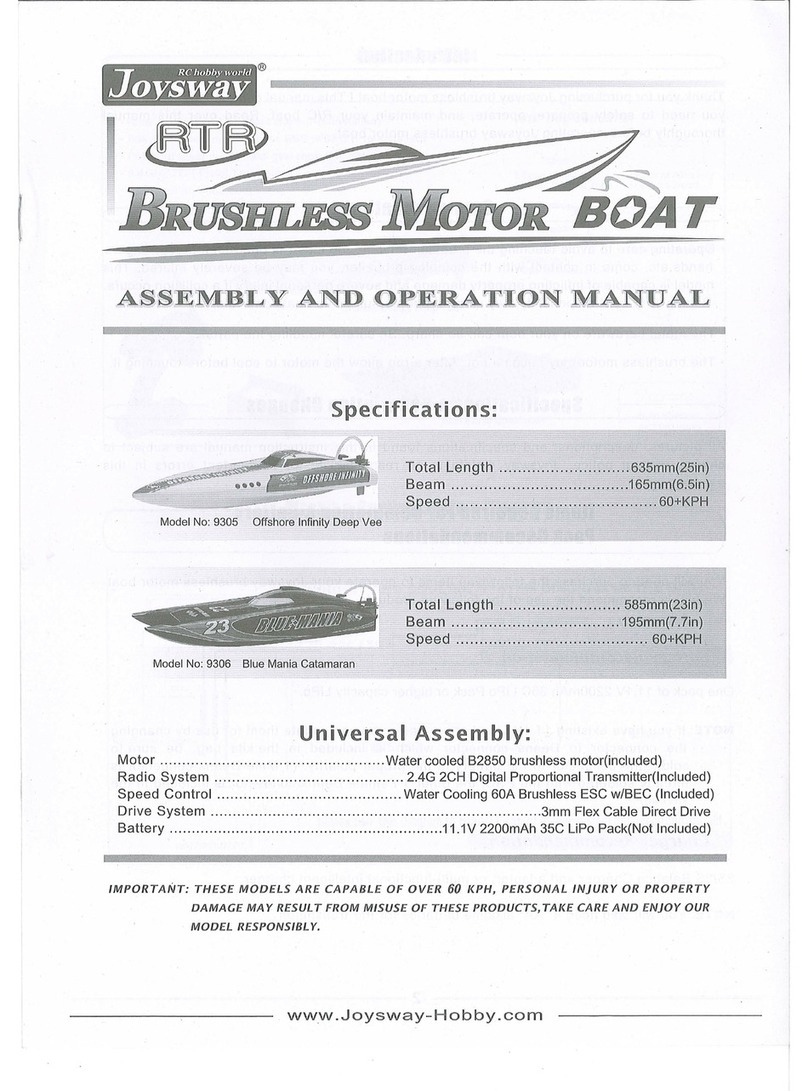 Joysway 9305 Installation and operating instructions