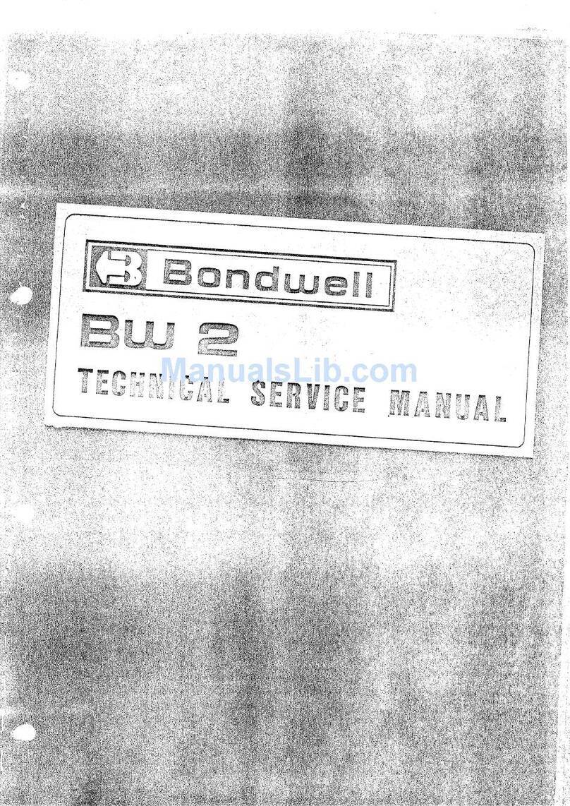 Bondwell BW 2 Service manual