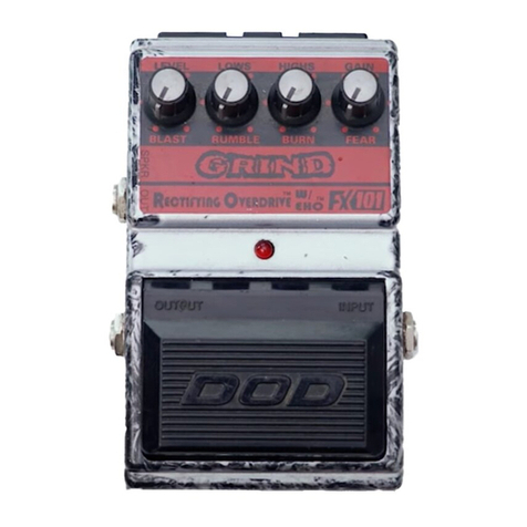DOD FX101 Grind user manual