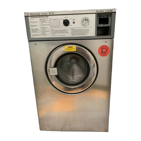 Wascomat W 124 Installation and operation manual