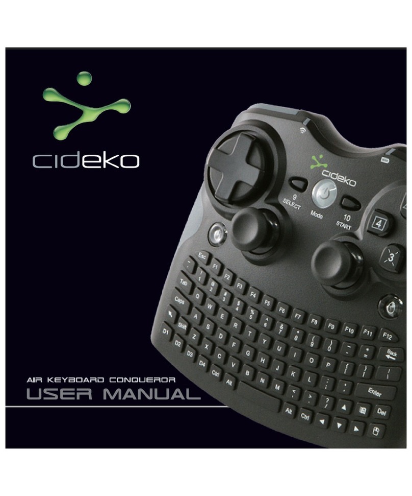 Cideko Air Keyboard Conqueror user manual
