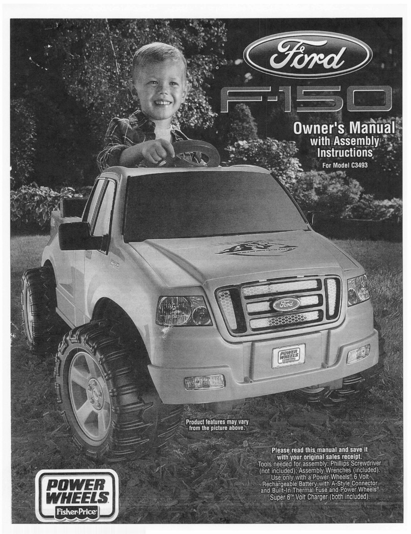 Fisher-Price FORD F-150 C3493 owner's manual