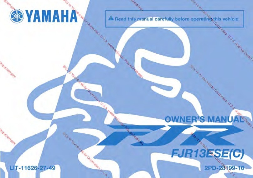Yamaha FJR13ESE(C) User manual