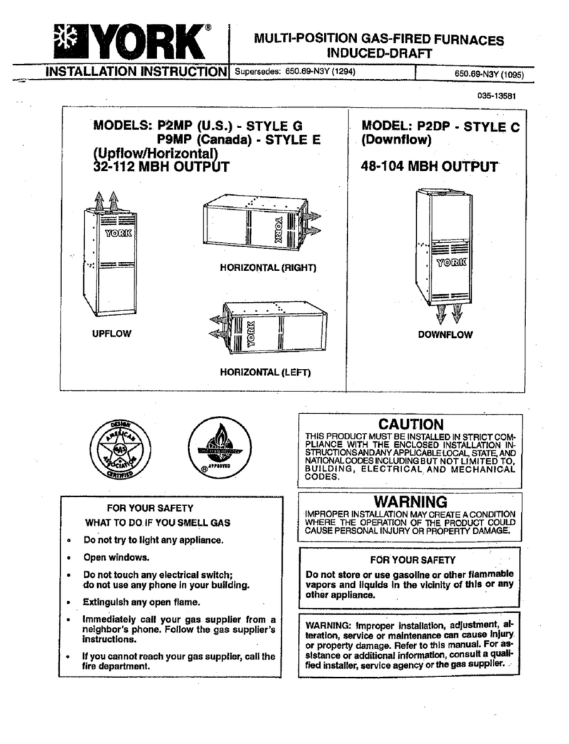York P2MP Series User manual