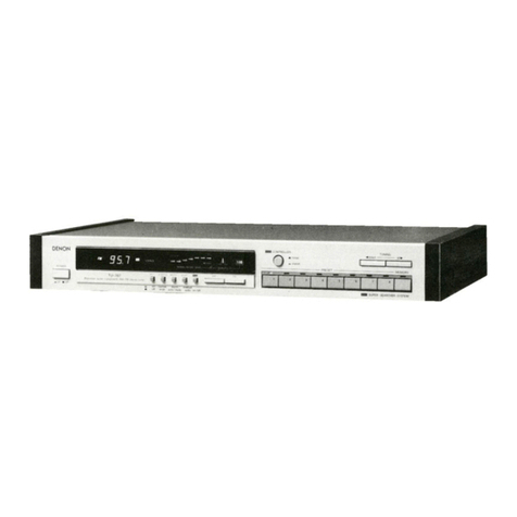 Denon TU-767 operating instructions
