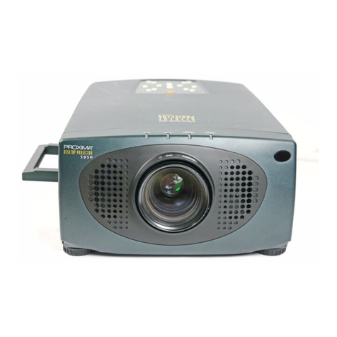 Proxima 5950 User manual