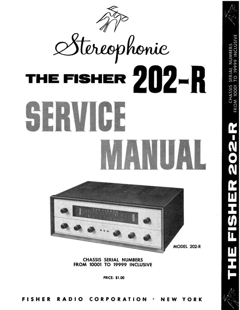 Fisher 202-R Service manual